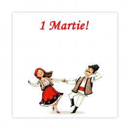 Set 200 Cartonase cu tematica Martisor marx608 multicolor 6x6cm
