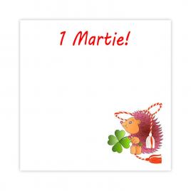 Set 200 Cartonase cu tematica Martisor marx701 multicolor 7x7cm