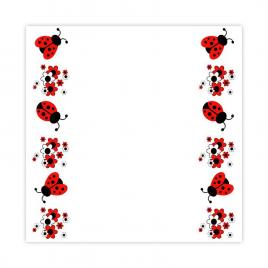 Set 200 Cartonase cu tematica Martisor marx705 multicolor 7x7cm