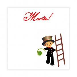 Set 200 Cartonase cu tematica Martisor marx710 multicolor 7x7cm