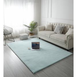 Covor pufos, model blanita lop 049, antiderapant, menta