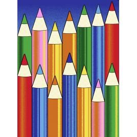 Model creioane 1358, covor copii, multicolor
