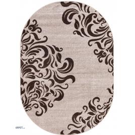 Covor sufragerie dormitor, model mira 24031 243, oval, maro
