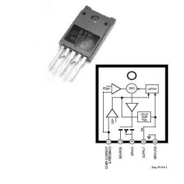 Regulator sursa tensiune flyback skn 650v 58w