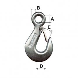 Carlig zincat securizat 1600kg / 24mm/39mm