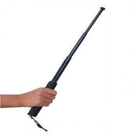 Baston telescopic, ideallstore®, 65 cm, maner burete, negru