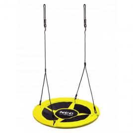 Leagan tip cuib pentru copii xxl 95 cm 150 kg neo-sport 1003 galben