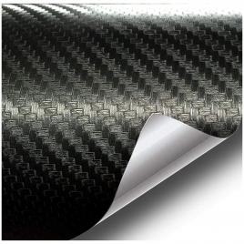 Folie colantare auto carbon 3d negru, 3m x 1,27m