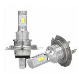 Set 2 becuri auto led h7, 12v, 4000lm, 6000k, 55w, bzrsh