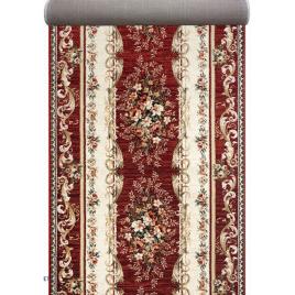 Traversa hol, model lotos 535 210, festonata, latime 60 cm, rosu
