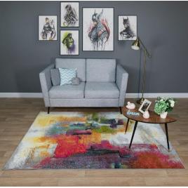 Covor dreptunghiular living dormitor, kolibri abstract 11398 120, multicolor