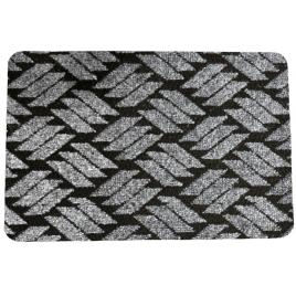 Covor pentru usa intrare, model venessi , antiderapant, gri 40x60 cm