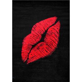 Model 11180 180, covor dreptunghiular 160x230 cm, negru