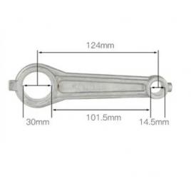 Biela cap compresor de aer aluminiu - 14.5x30x124mm ch137