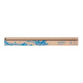 Rigla lemn 30cm greenline