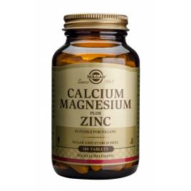 Calcium magnesium + zinc 100tb solgar