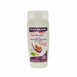 Sampon contra matretii si caderii parului cu 11 plante favibeauty 200ml favisan