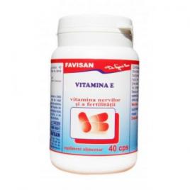 Vitamina e 40cps favisan