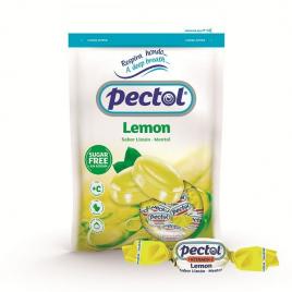 Dropsuri cu aroma lamaie si mentol cu vit. c, fara zahar 100g pectol