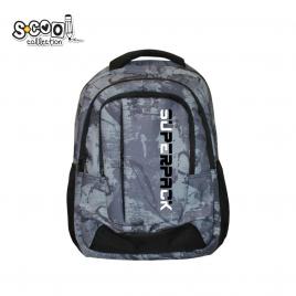 Ghiozdan compartiment laptop, superpack, 47x33x23 cm - s-cool