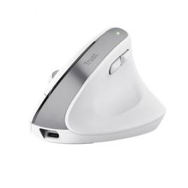 Trust bayo+ ergonomic wireless mouse wht