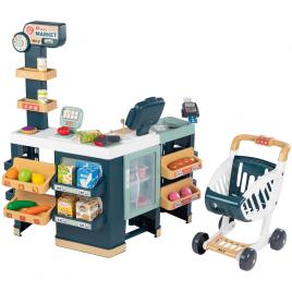 Magazin pentru copii smoby maxi market cu 50 accesorii