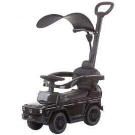 Masinuta de impins chipolino mercedes g350 black cu maner si copertina