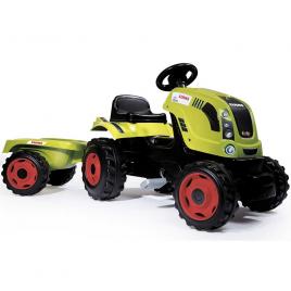 Tractor cu pedale si remorca smoby claas farmer xl
