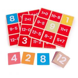 Joc bingo matematic - adunari si scaderi