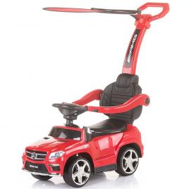 Masinuta de impins cu copertina chipolino mercedes benz gl63 amg red