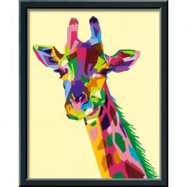 Pictura pe numere ravensburger - girafa