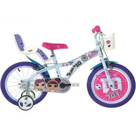 Bicicleta copii dino bikes 14 inch lol