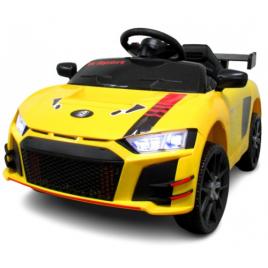 Masinuta electrica cu telecomanda si functie de balansare cabrio a1 r-sport - galben