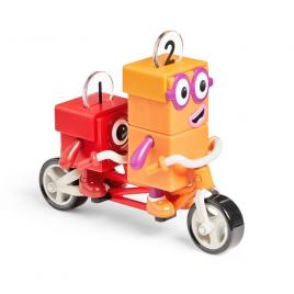 Set figurine numberblocks - aventuri pe bicicleta cu unu si doi
