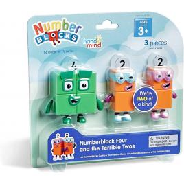Set figurine numberblocks - patru si teribilii doi