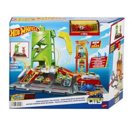 Set de joaca benzinarie hot weels city