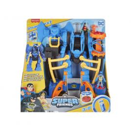 Robot batman si centru de comanda fisher-price imaginext dc super friends