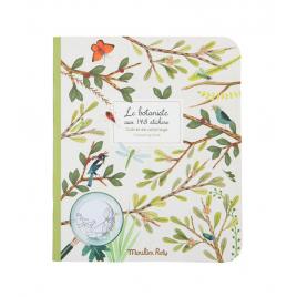 Carte de colorat cu abtibilduri gradina moulin roty