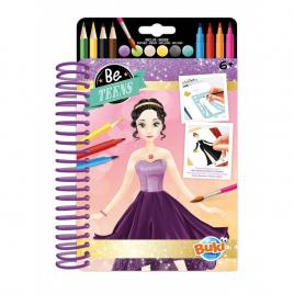 Set fashion designer pentru copii - deseneaza rochii de seara