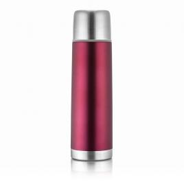 Sticla termos din otel inoxidabil vidat colourdesign, 450 ml, rosu, reer 90504