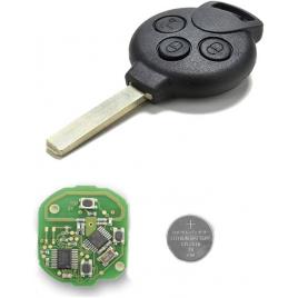 Cheie auto smart fortwo 3 butoane 433 mhz