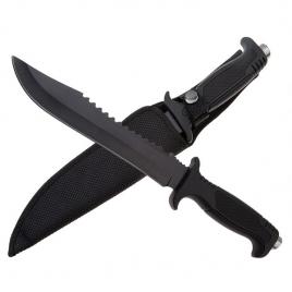 Cutit tactic, ideallstore®, military combat, 34 cm, negru