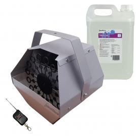 Set petrecere ideallstore®, masina de baloane si lichid, telecomanda inclusa