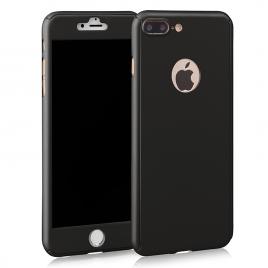 Husa FullbodyBlack pentru Apple iPhone 7 Plus acoperire completa cu folie de protectie gratis
