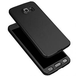 Husa FullbodyBlack pentru Samsung Galaxy S7 acoperire completa  360gradefolie de protectie gratis