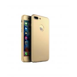 Husa FullbodyGold Apple iPhone 7 Plus acoperire completa  360grade cu folie de sticla gratis