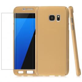 Husa FullbodyGold pentru Samsung Galaxy S6 Edge acoperire completa  360grade cu folie de protectie gratis