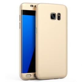 Husa FullbodyGold pentru Samsung Galaxy S7 Edge acoperire completa  360grade cu folie de protectie gratis