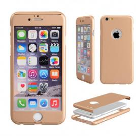 HusaFullbody Gold pentru Apple iPhone 6 / Apple iPhone 6s cu acoperire completa  360grade cu folie protectie sticla gratis
