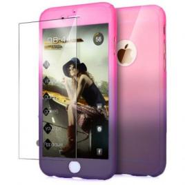 Husa FullBodyDegrade pentru Apple iPhone 7 acoperire completa  360grade cu folie de protectie inclusa